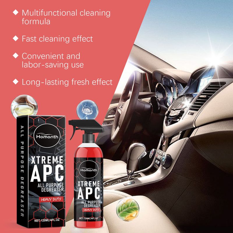 Homonth Car Multi-Functional Cleaner Fabric Seat Steering Wheel Wheel Body Inside And Outside Stain Cleaner_voghion.com