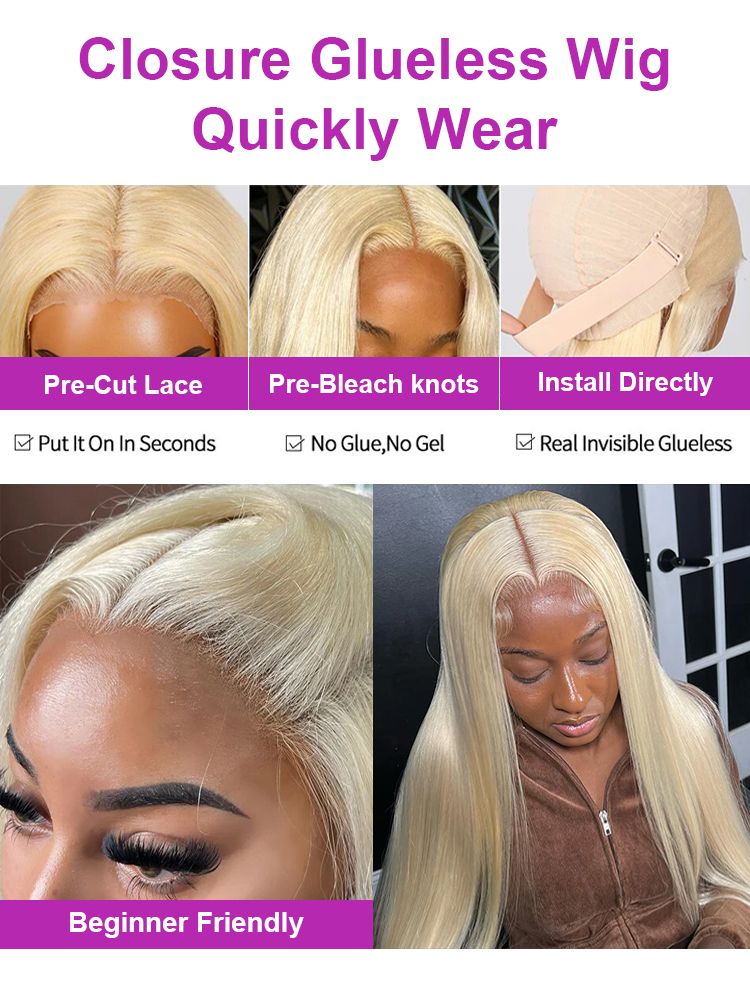Žhavé prodejní 613 Medově blond 13x6 13x4 HD přední lidské vlasy připravené k nošení bezlepkové 5x5 rovné krajkové uzavření přední paruky pro ženy_voghion.com