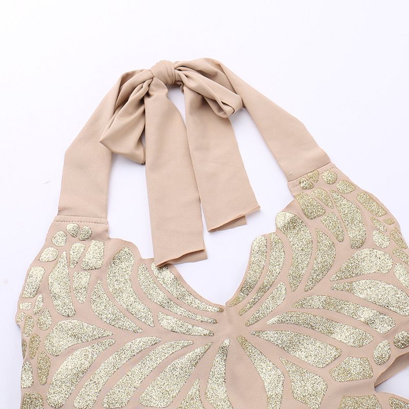 Maxi Spring High End Button Solid W375TP Butterfly Foam Print Canotta Nuovo Top Corto Scollo a V Vestibilità Slim Comodo Sinonimi_voghion.com