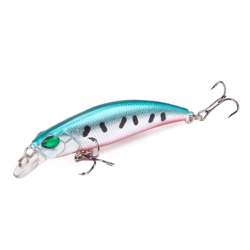 Vaba za ribe Minnow 7cm4g5 barvna plastična simulacija morskega ribolova ribja vaba sladkovodna trda vaba obrnjena usta ribiška oprema za brancine_voghion.com