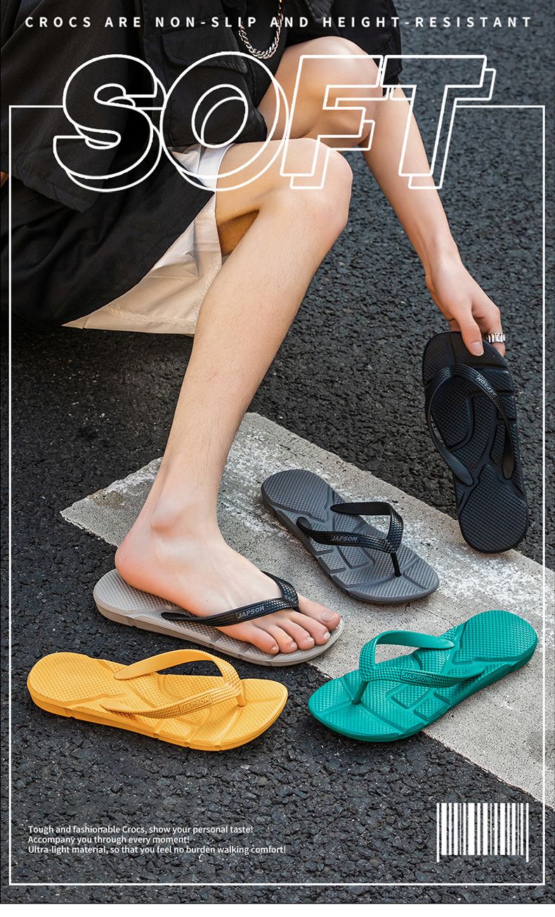 Mode Schwarz Massage Hausschuhe Männer Flip-Flops Verkauf Große Größe 50 Lässige Dias Männer Rutschfeste Strand Hausschuhe Für Männer Chanclas Hombre_voghion.com