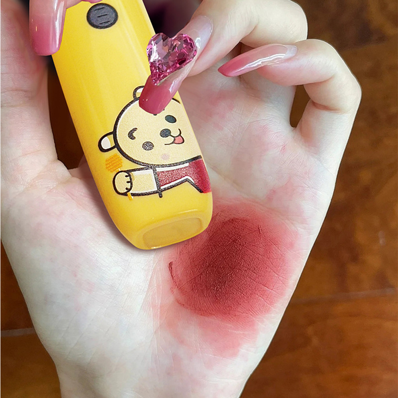 colla per labbra Rossetto trasparente a specchio con gelatina per orsetti, idratante duraturo, colore labbra trasparente impermeabile, stick per labbra_voghion.com
