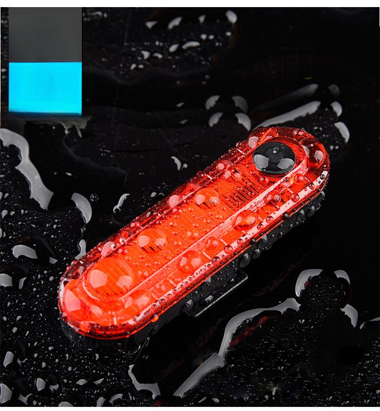 Neu Smart USB Aufladbare Nacht Einzelne Tote Fliege Mountainbike Schwanz LED Warnung Licht Reiten_voghion.com