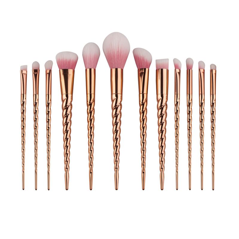 12-teiliges Make-up-Pinsel-Set mit Einhorn-Motiv, Beauty-Tools, Foundation-Pinsel, GUJHUI Yuncai_voghion.com