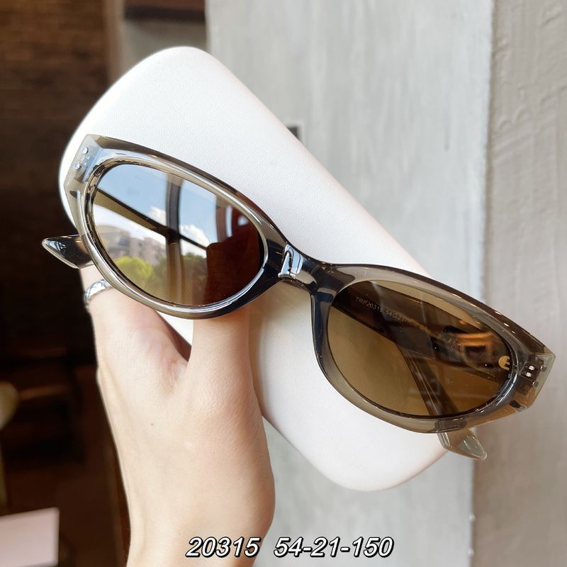 Occhiali da sole polarizzati con montatura a forma di occhio di gatto, stile coreano, alla moda, per donna, occhiali da sole 20315_voghion.com