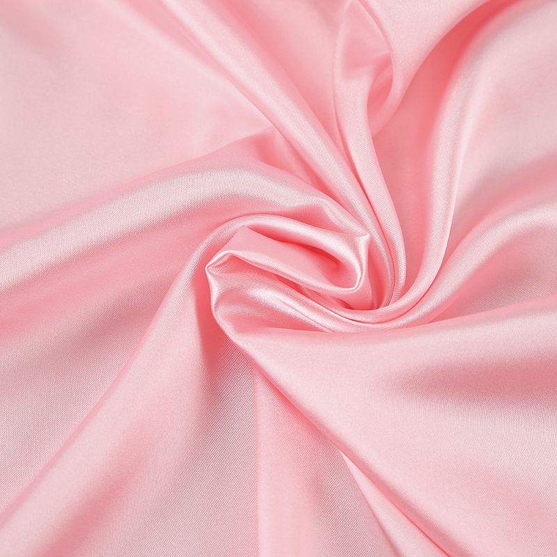Women's Sleepwears Summer New Simulation Silk Fashion Breathable Pink Feather Mesh Short Nightgown Ladies Home Clothes_voghion.com