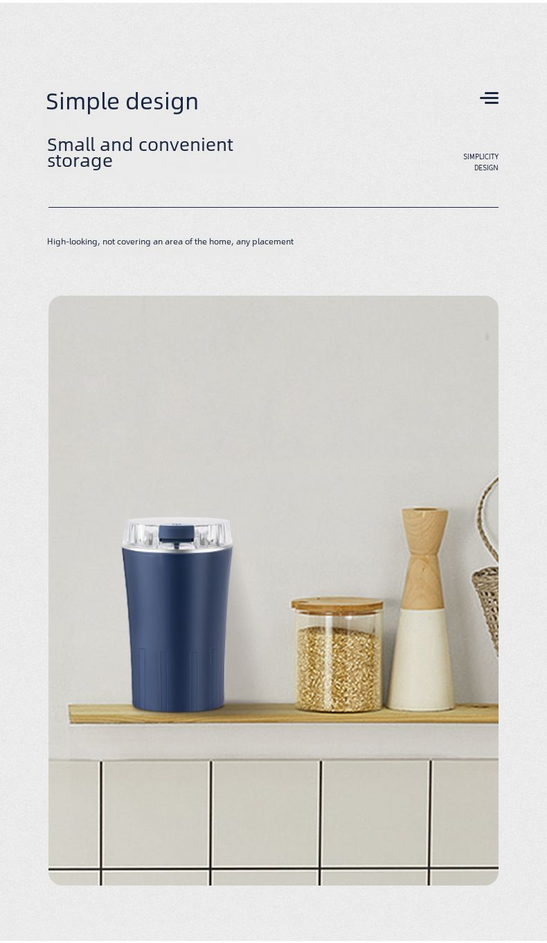 Kleine Pulverisierer für den Haushalt, medizinisches Material, Getreide, Kaffeemühle, tragbare elektrische Multifunktionsmühle_voghion.com