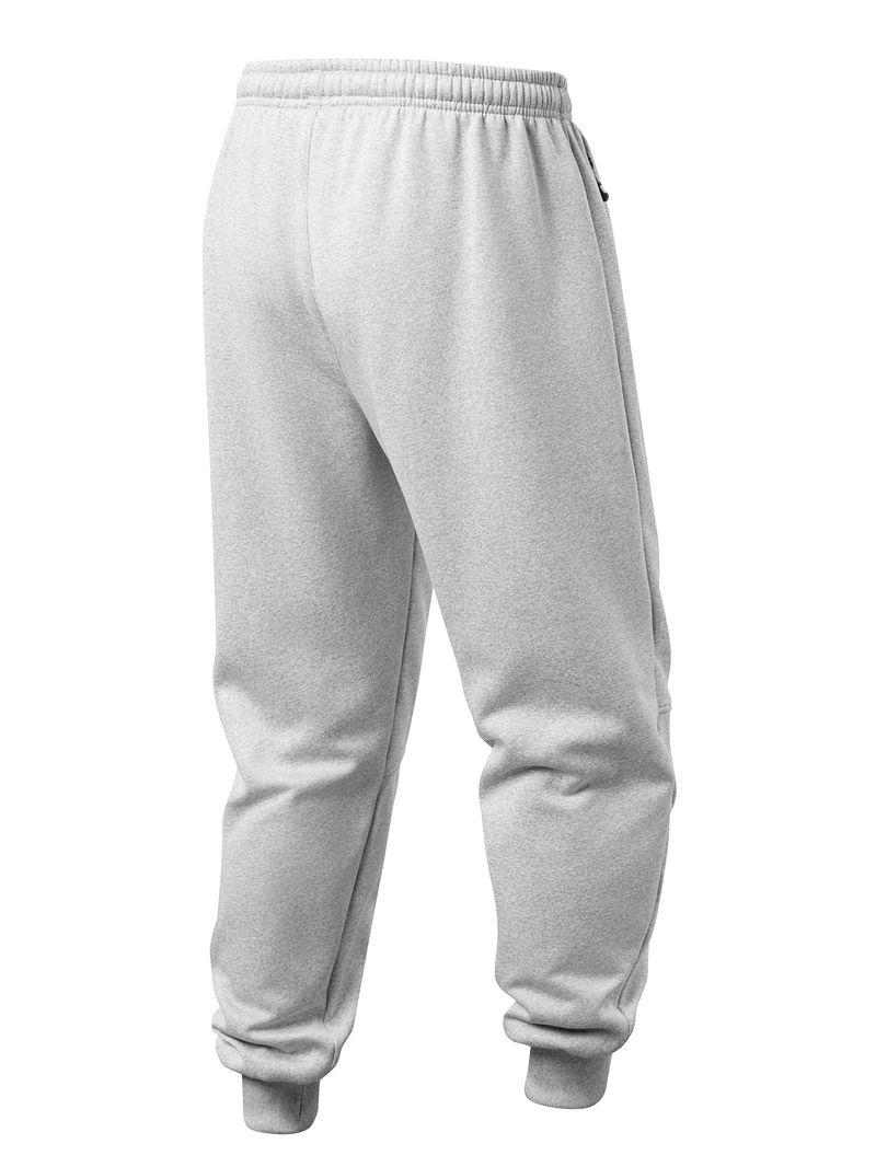 Men's Fleece-Lined Jogger Pants Winter Warm Loose Fit Elastic Waist Casual Sweatpants For Men_voghion.com