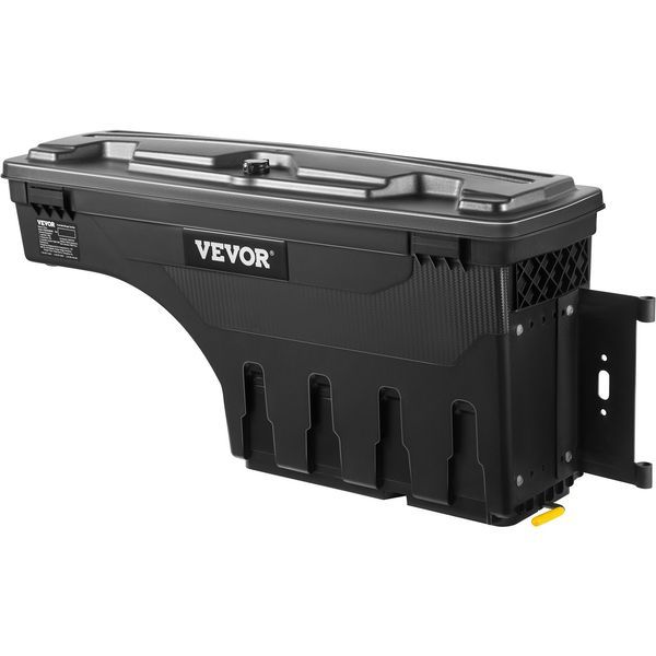 VEVOR Truck Bed Storage Box, Lockable Swing Case With Password Padlock, 6.6 Gal/25 L ABS Wheel Well Tool Box, Waterproof And Durable, Compatible Wit_voghion.com