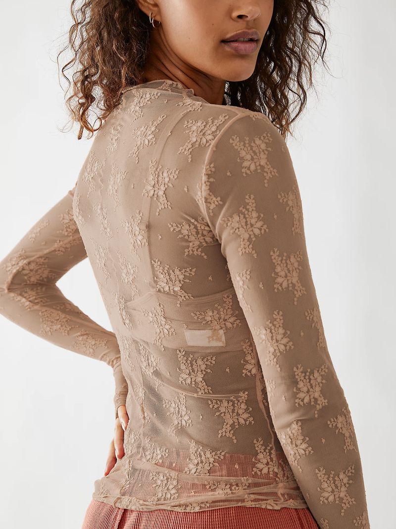 Transparentes Spitzen-Netzoberteil für Damen – Sexy Langarm-Schichtbluse, atmungsaktiv und dehnbar, trendige Streetwear und unverzichtbares Freizeitoutfit_voghion.com