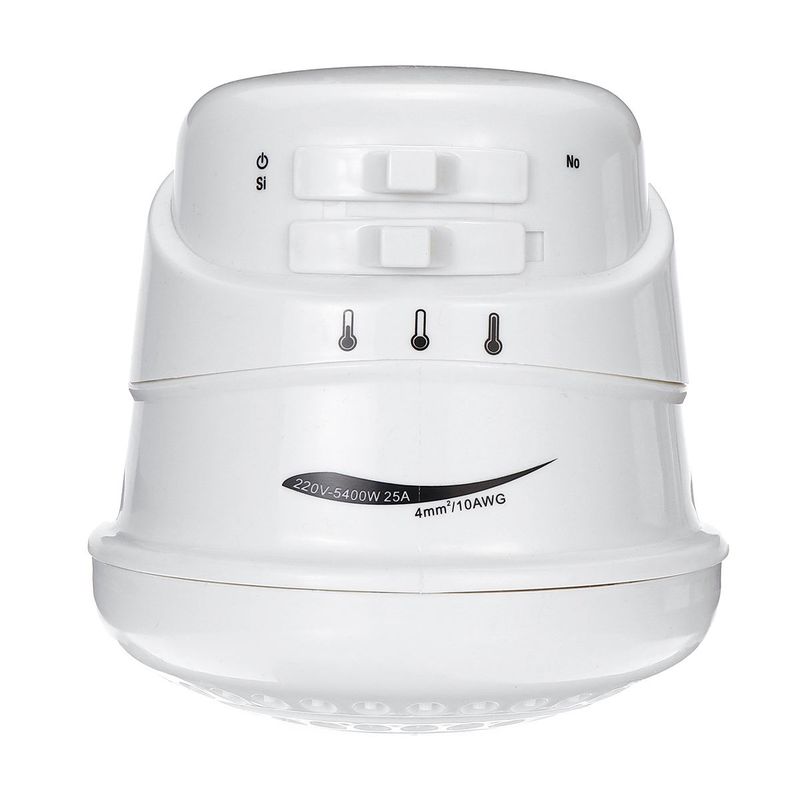 Chauffe-eau électrique instantané 5400 W 110 V/220 V Pommeau de douche électrique Robinet 3 vitesses Réglable Chauffage rapide Bain Douche Chauffe-eau_voghion.com