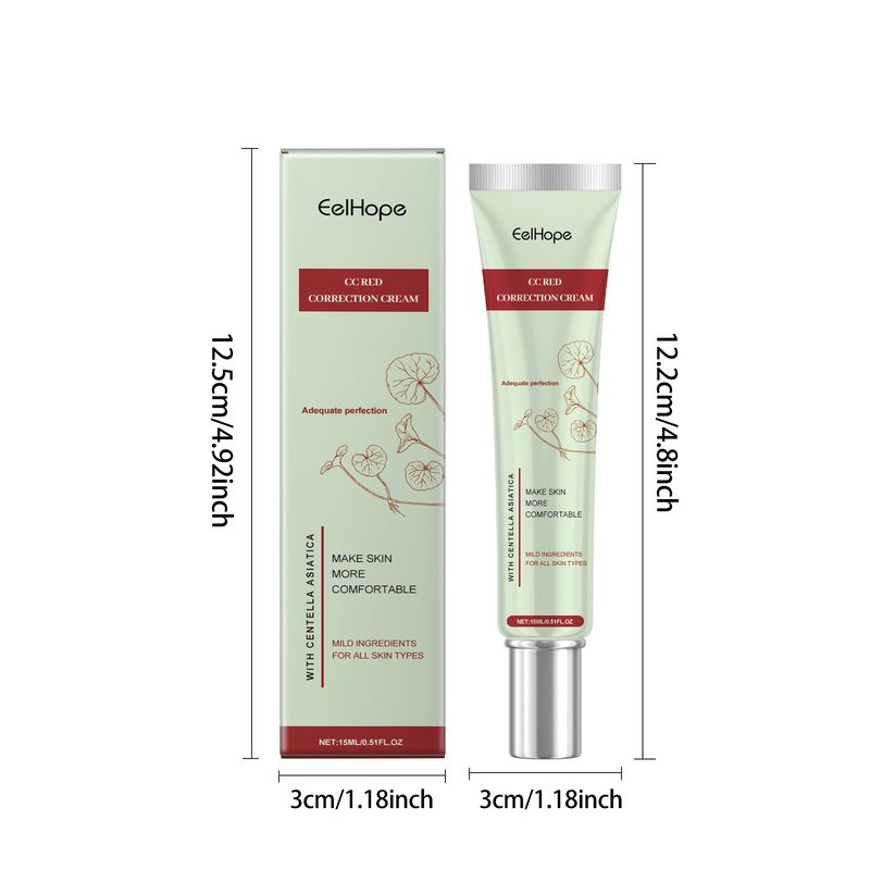 EelHope Centella CC Cream ist sanft, feuchtigkeitsspendend, Concealer, Foundation Make-up, Nude Make-up, aufhellend, leicht,_voghion.com