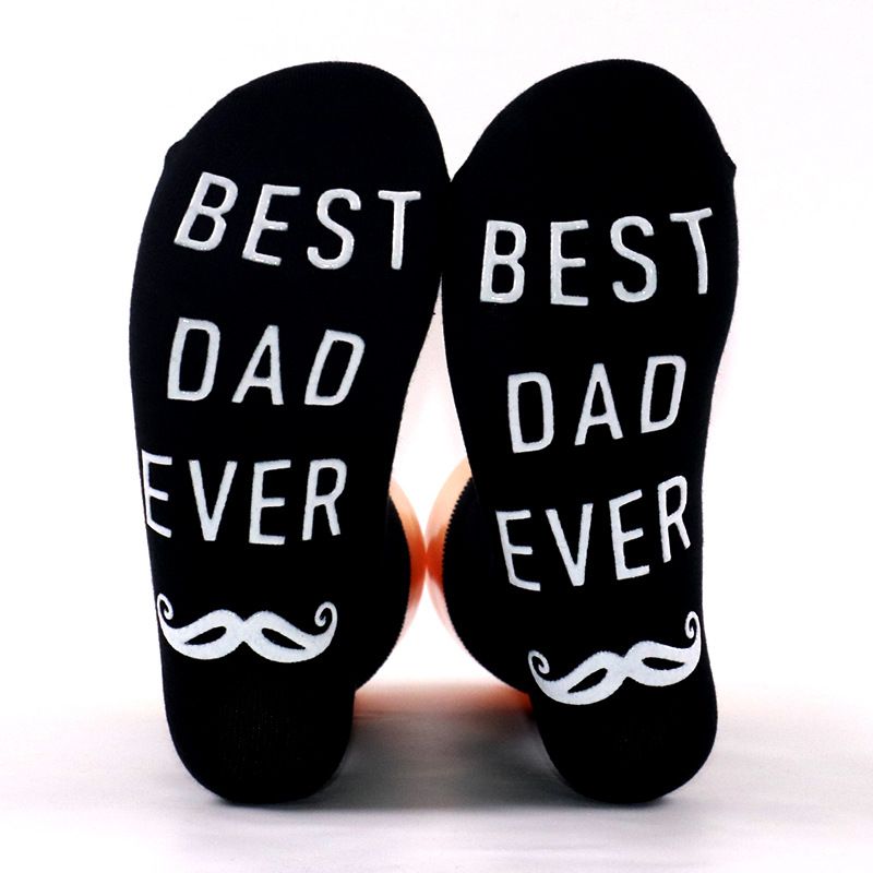 2025d Mid-Calf Cotton Casual Sports With Creative Letter Sole, Non-Slip Dotted Floor Socks_voghion.com