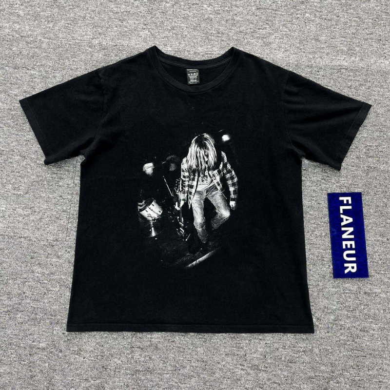 T-shirt pour homme, nouveauté 2022, numéro neuf, Kurt, Hip Hop, Skateboard, Street, coton, taille américaine_voghion.com