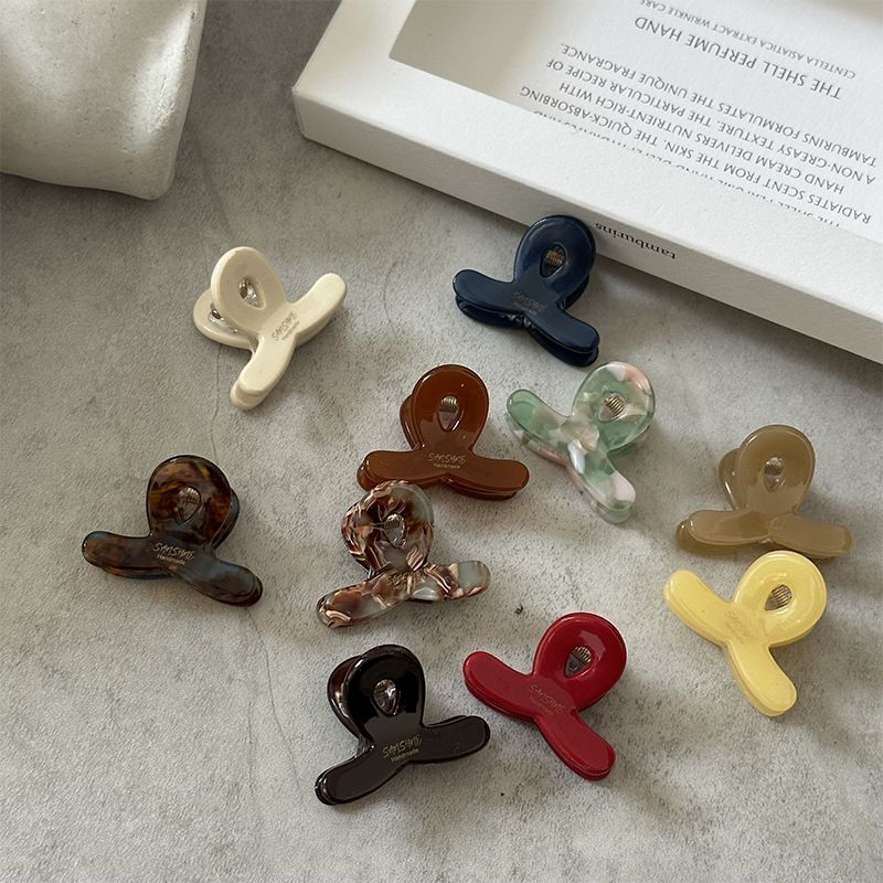 Stile coreano acetato carino multicolore piccola forcina a croce mini fermaglio per capelli laterale frangia principessa fermaglio per capelli accessori per copricapo_voghion.com