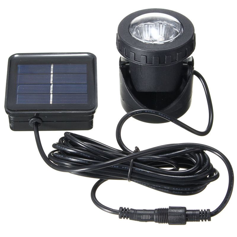 6 LED Solar Trädgård Spot Light Utomhus Gräsmatta Landskap Pool Pond Yard Powered Spotlight Vattentät Solar Lamp Bulb_voghion.com