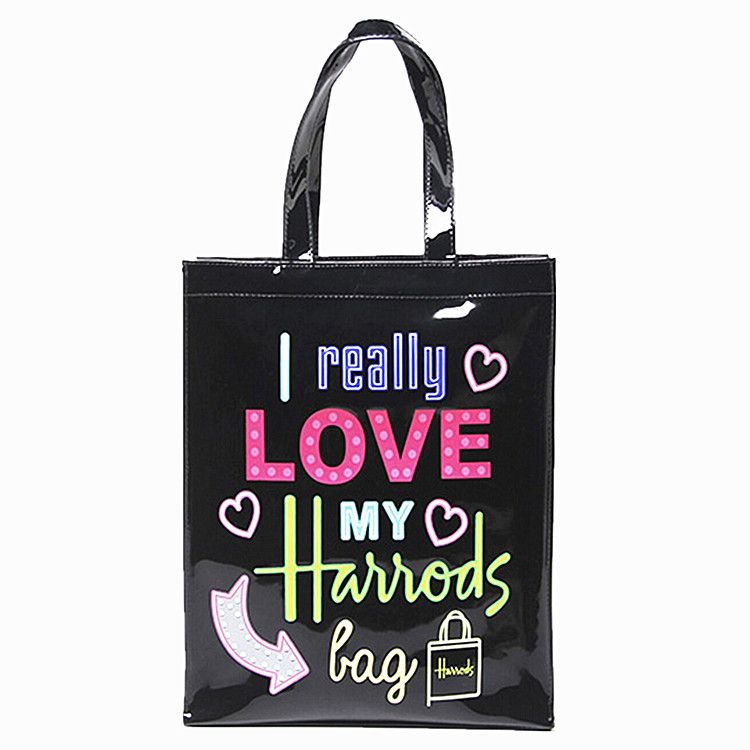 Borsa a mano in PU, semplice, in PVC, in pelle specchiata, personalizzabile_voghion.com