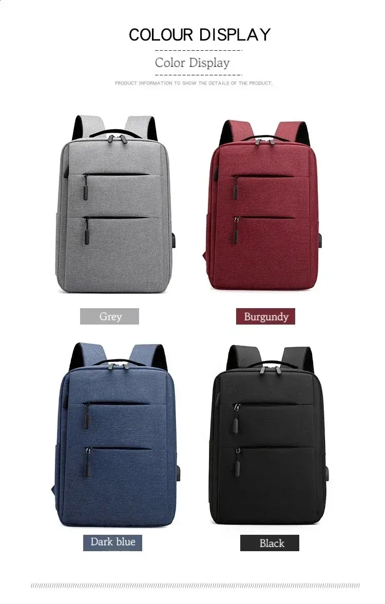 Rucksack USB-Ladegerät Tragbare 156 Zoll Freizeit Business Reise Computertasche 250408l_voghion.com