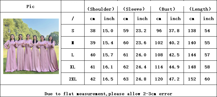Elegant brudepikekjole med snøring til dame, elegant lang satengkjole_voghion.com