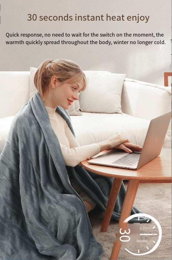 Intelligent temperature control electric blanket warm body heating cover blanket zero magnetic field warm comfort_voghion.com