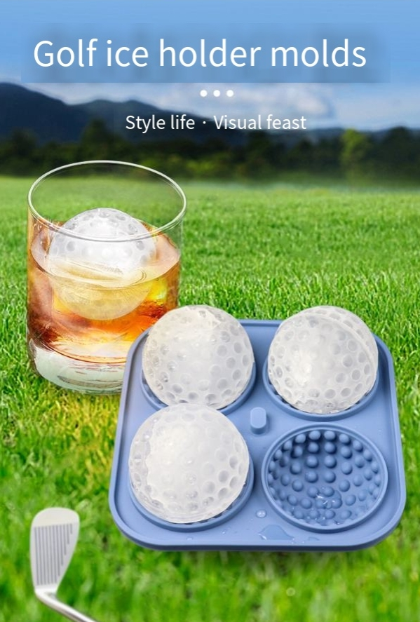 Silicone Ice Tray Golf Ice Hockey 4 With Baseball Ice Maker Star Wars Ice Cube Mold_voghion.com