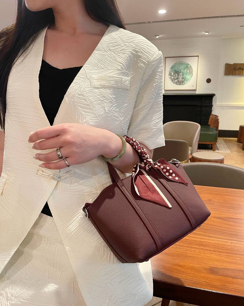 First Layer Cowhide Women's Bag, Genuine Leather Bag, New Shell Bag M788_voghion.com