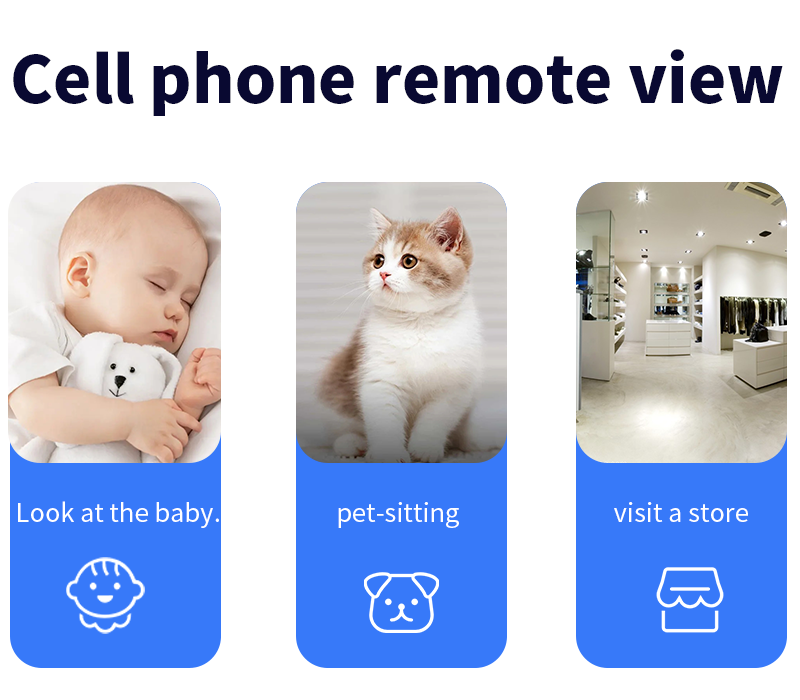 Indoor Baby Monitor Camera, Wireless, Home-use, HD Night Vision, WiFi Camera, Cross-border Monitor_voghion.com