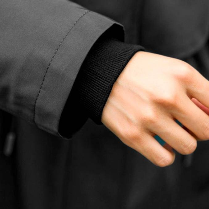 Women's Long Leather Coat With Detachable Faux Fur Lining & Oversized Collar – Knee-Length Winter Warm Trench (Multiple Colors)_voghion.com