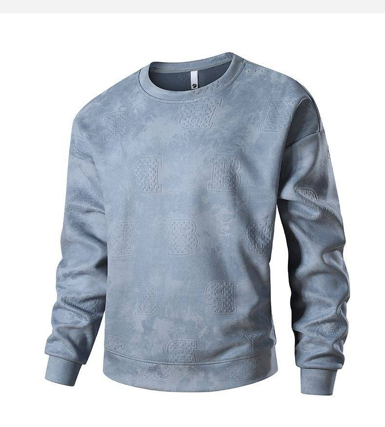 Men's Heavyweight Suede Fleece Hoodie – Camo Print & Relaxed Fit (M-XXXXL)_voghion.com