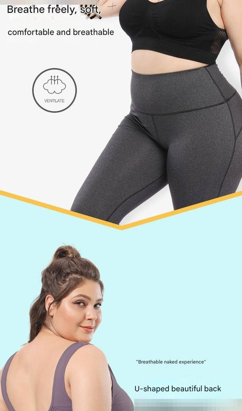 Reggiseno sportivo da allenamento taglie forti, top da allenamento per donna, supporto elevato, taglie grandi, traspirante, bella schiena arricciata, maglia cava, per corsa e yoga_voghion.com