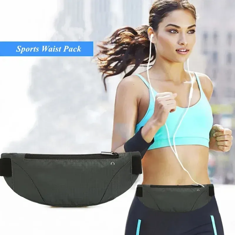 1PC Fanny Pack Men Running Bag Waist Hip Bum Belt Sports Lightweight Waterproof Breathable Phone Pouch 250806_voghion.com