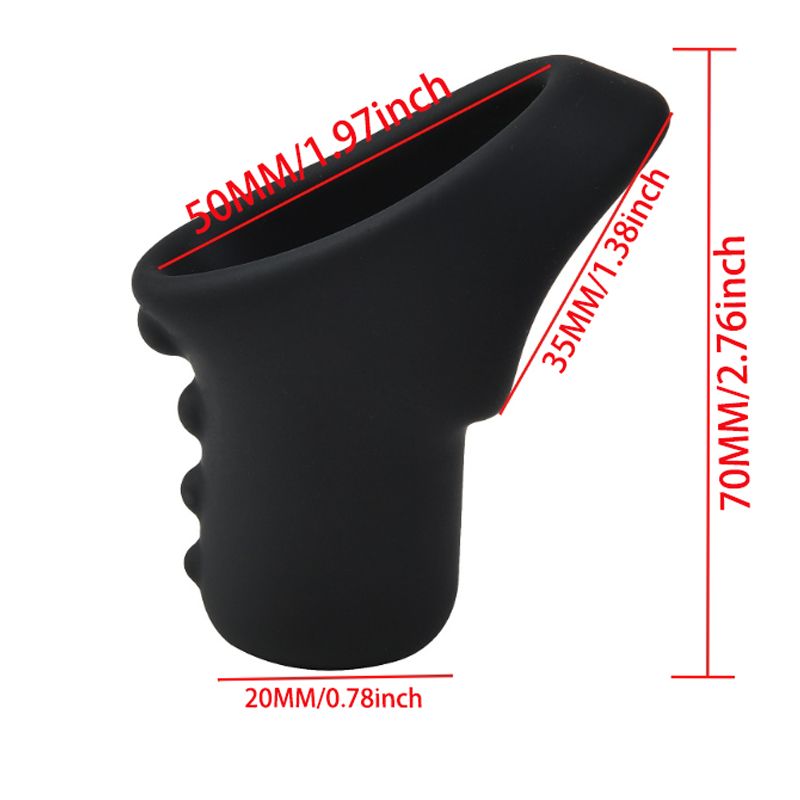 Set di anelli per pene in silicone morbido, per pene maschile, per allungare lo scroto, con blocco per l'eiaculazione ritardata, giocattolo sessuale per uomini grandi_voghion.com