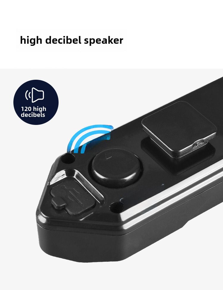 Cykelfjärrstyrd bakljus gränsöverskridande USB-laddning med tuta bergsvarning nattutrustning intelligenta bakljus_voghion.com