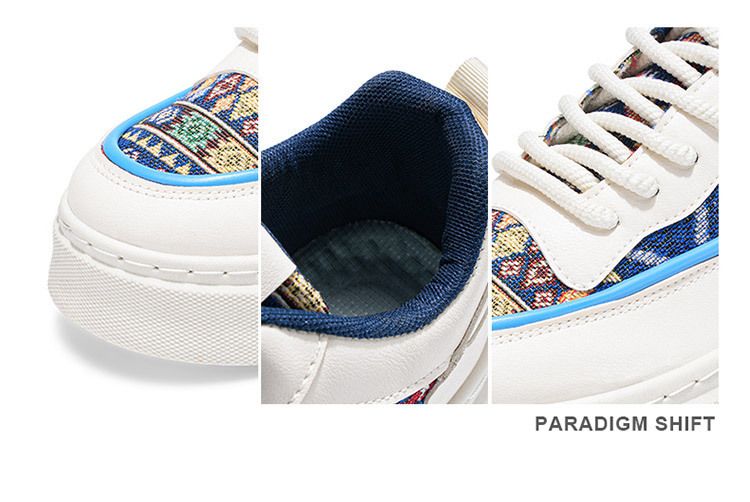 Uudet hengittävät miesten kengät monipuolinen trendikengät niche design alustakengät kangaskengät urheilu rento pienet valkotaulukengät_voghion.com