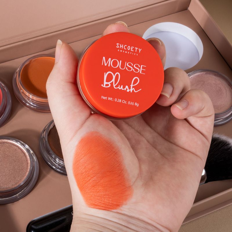Sets 8 Mousse Eyeshadow Blush Set Matte Fine Flash Easy To Color Long Lasting Non Smudge Makeup_voghion.com