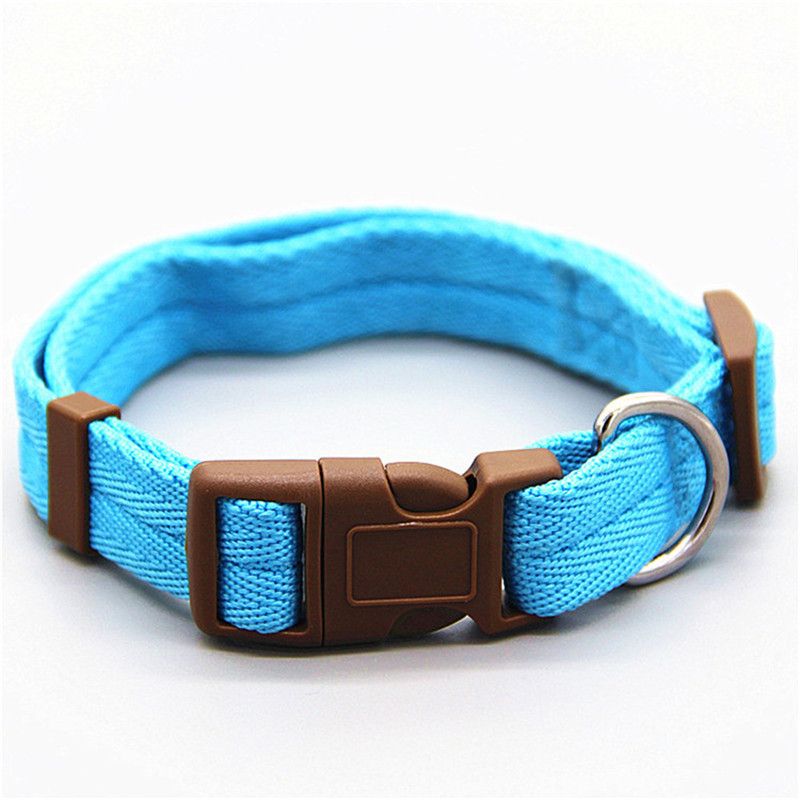 Supplies Large Small Dog Anti-Choking Multicolor Nylon Pet Collar_voghion.com