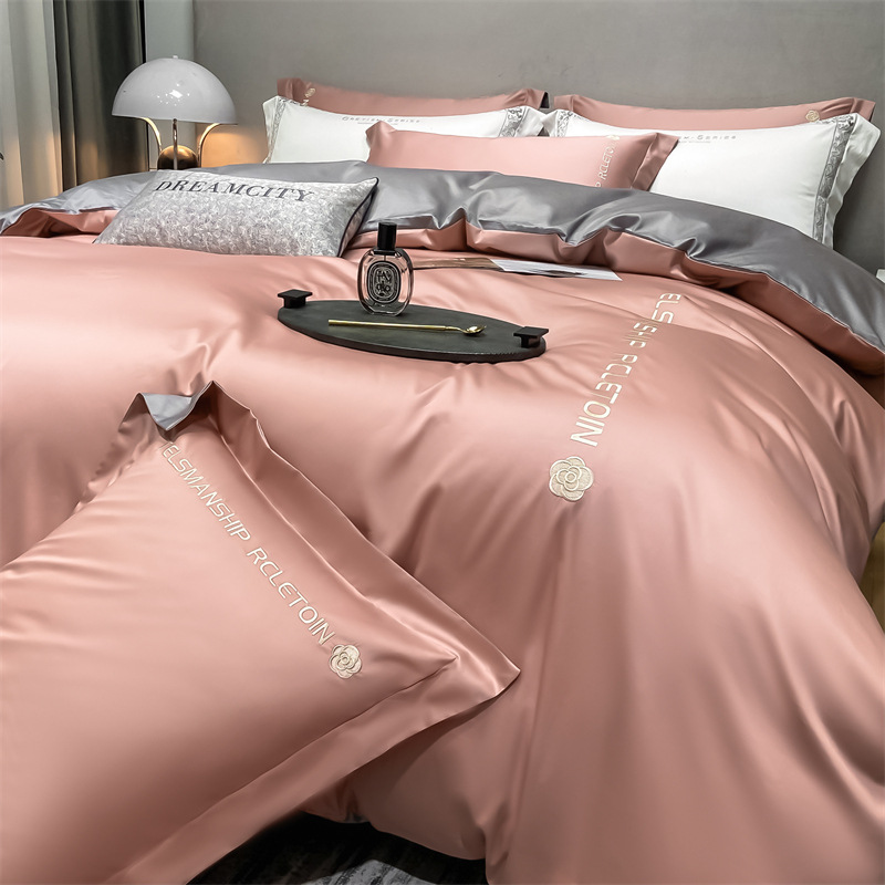 Showoff Mercury Home Textile High grade Cotton Thickened Brushed Three or Four P Dormitory Cotton Bedding Set Four_voghion.com