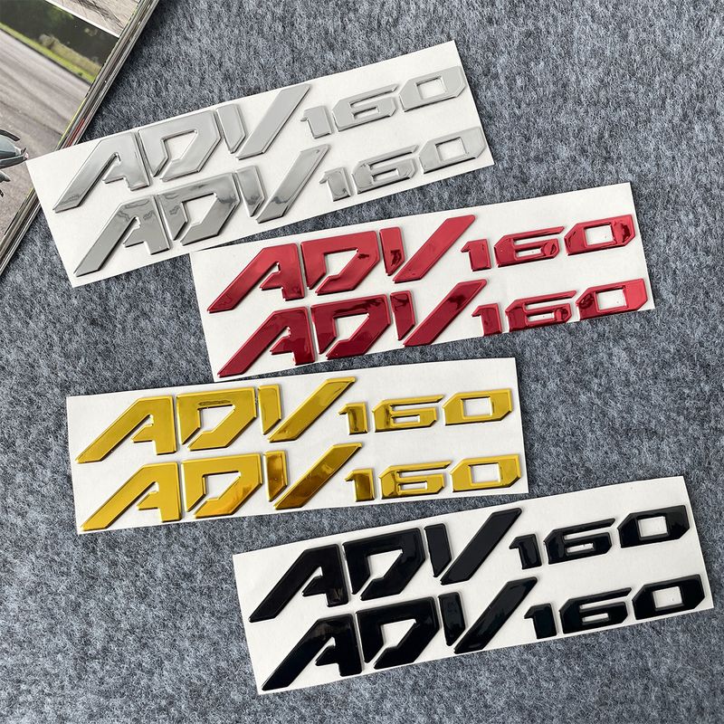 Geeignet für Honda ADV 160 Motorrad 3D Stereoscopic Soft Adhesive Wasserdicht Modifikation Karosserie Dekorativer Aufkleber_voghion.com