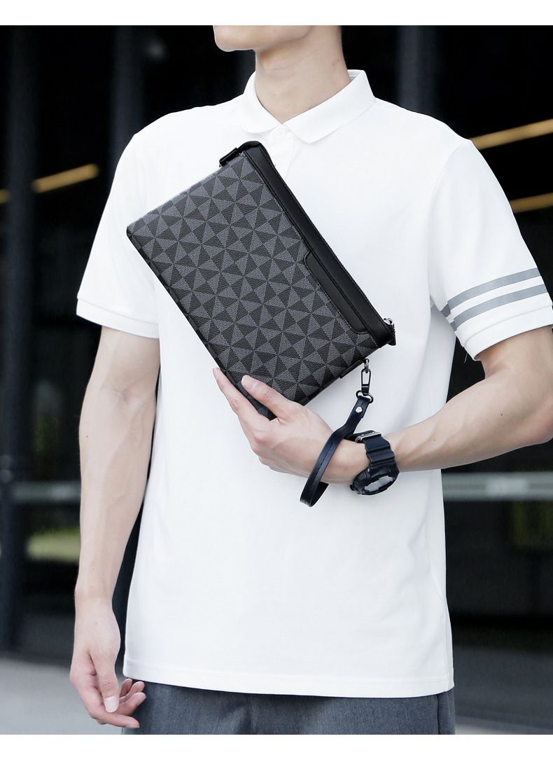 Men's Bags, Men's Clutch Bags, Men's Hand Bags, Wallets, Hand Grabbed Envelope Bags, Fashion Youth Bags_voghion.com