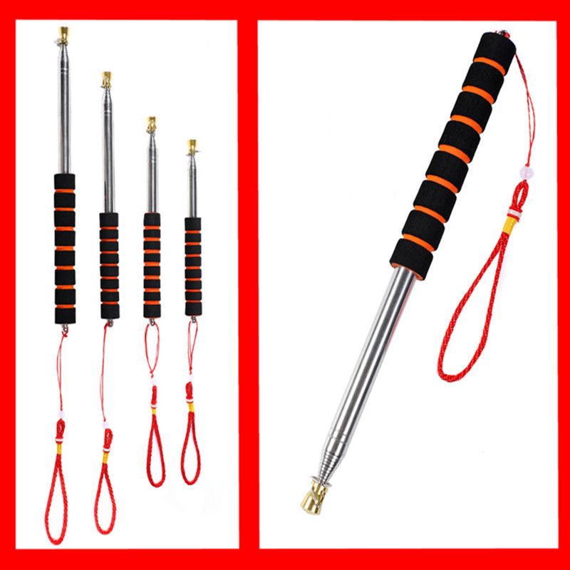 Golden Head Bold Guide Fahnenmast Schwamm Abdeckung Outdoor Teleskop Pointer Outdoor Edelstahl Baton_voghion.com