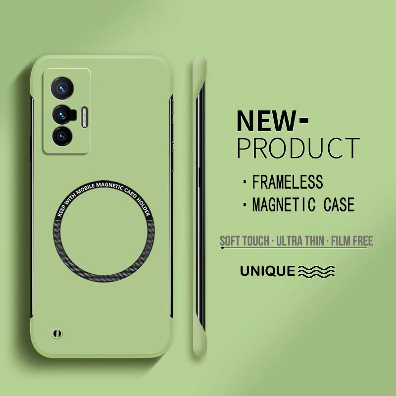 Ultra Thin Hard PC Magnetic Frameless Phone Case For Oppo Master NEO 3T GT 2 3 Realme 10 11 Pro Plus Matte Cover_voghion.com