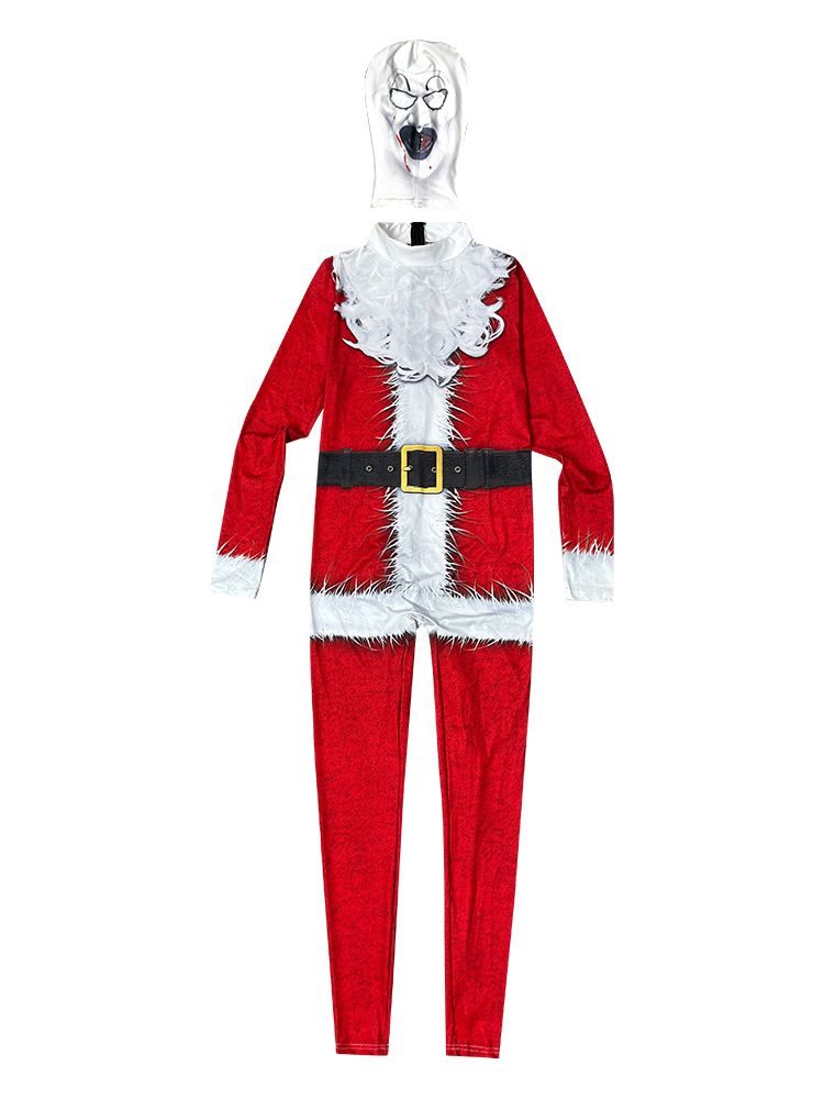 2024 Nouveau costume de scène de clown briseur d'âme Cosplay taché de sang pour homme et femme du même style_voghion.com