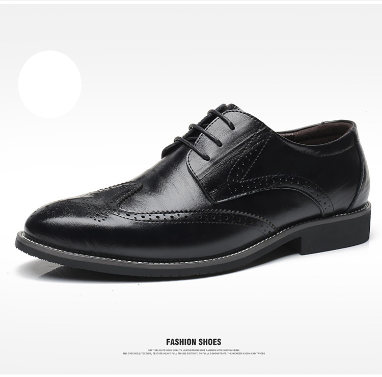 Männer Schong Casual Brogue Single Schong Spëtze Männer Schong _voghion.com