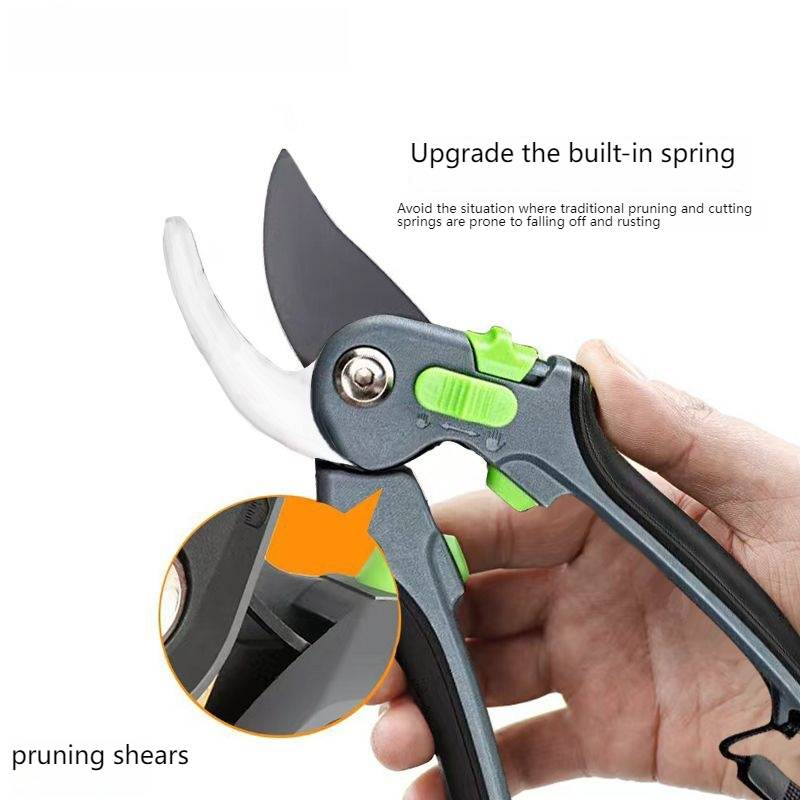 Professional Garden Pruning Shears - Sharp Stainless Steel Blades, Lightweight & Ergonomic Design For Effortless Trimming Of Trees, Shrubs_voghion.com
