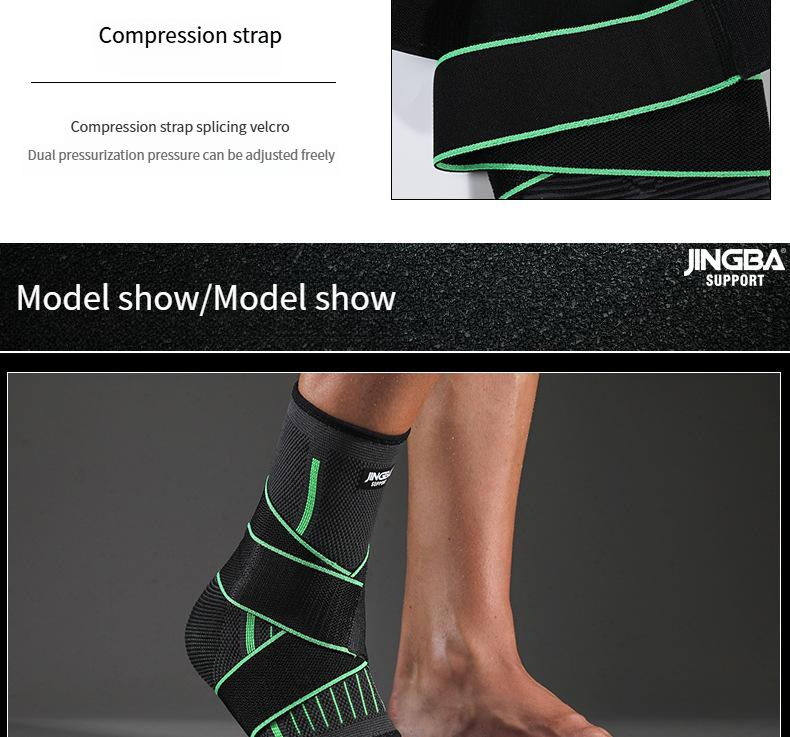 JINGBA Supporto per caviglia Sport Anti distorsione Sport all'aria aperta Allenamento Fitness Cinturino Protezione dalla pressione Produttori di attrezzature protettive all'ingrosso_voghion.com
