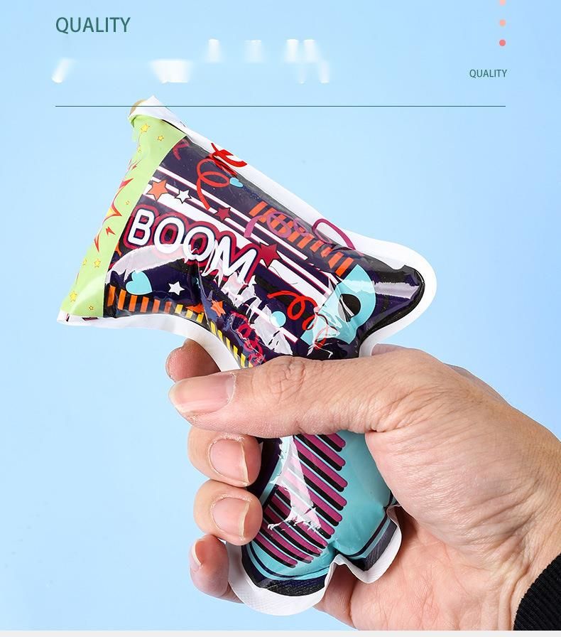 Pistola ad aria compressa automatica gonfiabile coriandoli glitterati compleanno laurea matrimonio apertura cannone portatile piccolo_voghion.com