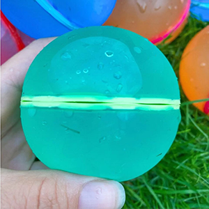 12PCS Refillable Water Bombs - Reusable Silicone Water Balls, Fast Fill & No Mess Splash Toys For Kids Outdoor Fun, Ages 4-12_voghion.com