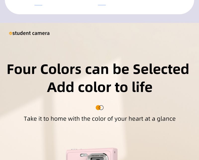 Neue Einstiegsklasse für Studenten, Mini-Digitalkamera für den Heimgebrauch, Alternative zur CCD-Kamera für Kinderfotografie_voghion.com