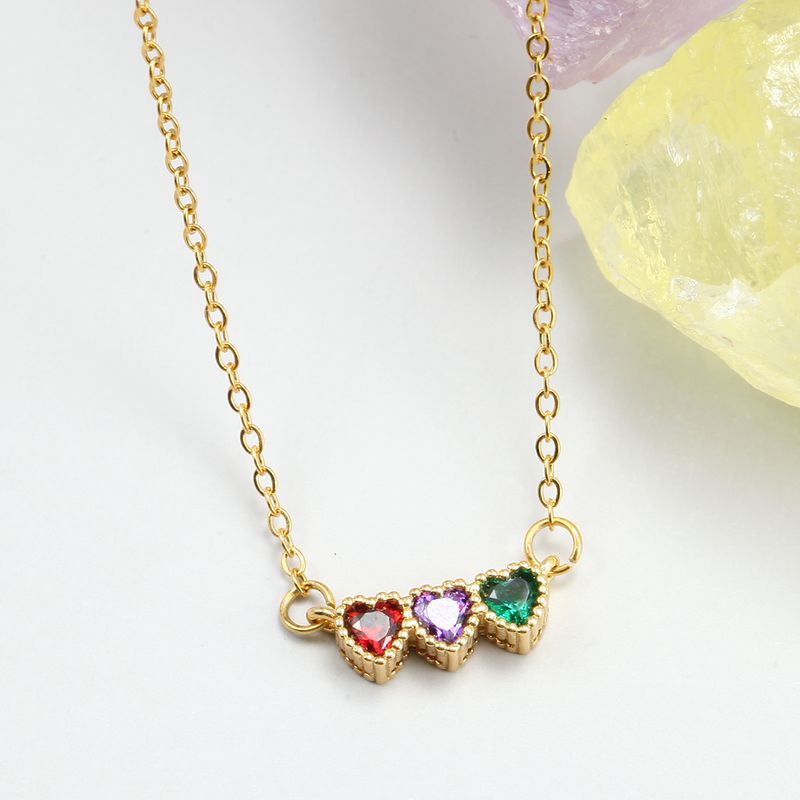 Hete verkoop Boho Hart Kristallen Ketting voor Vrouwen Familie Verjaardag Steen Hanger Roestvrij Staal Lange Kettingen Punk Kraag Hip Hop_voghion.com