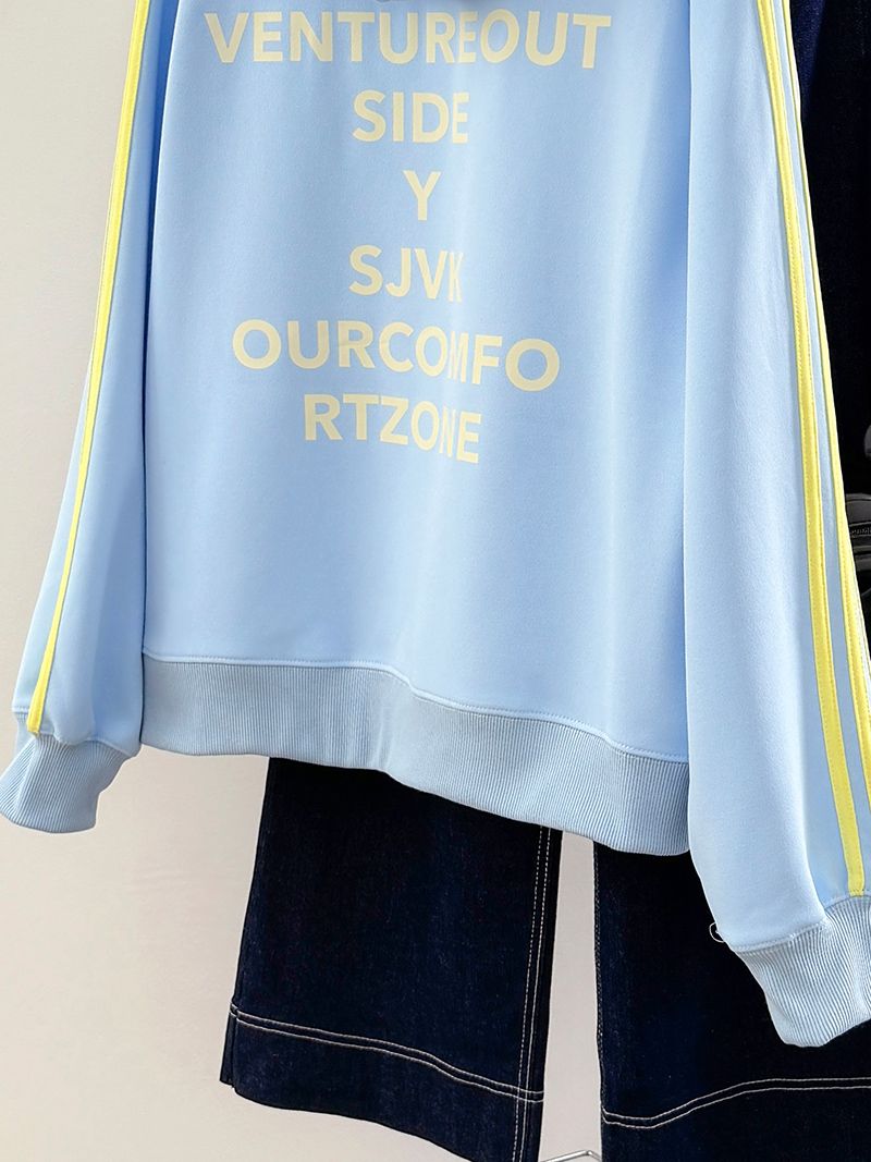 Felpa con cappuccio per coppie, primavera e autunno edizione sottile 2024 giacca stampata larga con cappuccio versione coreana, 200 sterline_voghion.com